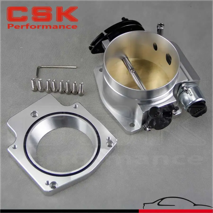 Buy 102mm throttle body w/ TPS + manifold adapter plate for LS1 LS2 LS3 LS6 LS7