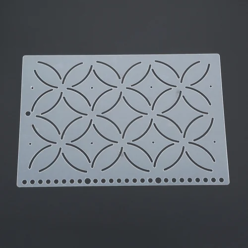 DIY Plastic Quilting Stencil Template Tool for DIY Patchwork Sewing Craft #7