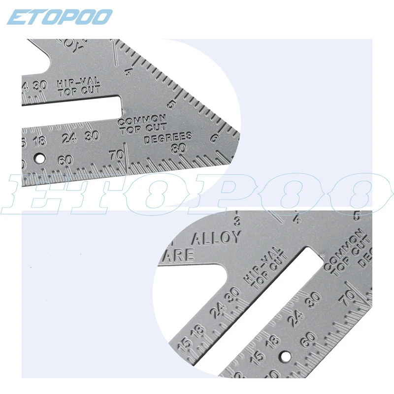 1Pcs-7-180mm-45-Degrees-Aluminum-Alloy-Square-Angle-Triangle-Ruler-Measuring-Tool-Woodworking-Tools (5)