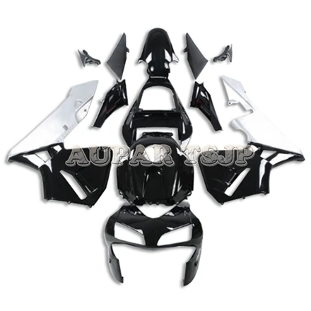 Полностью Обтекатели для Honda CBR600RR F5 2003 2004 CBR600 ABS пластиковые детали для мотоцикла Cowlings-Gloss черный с белым низом