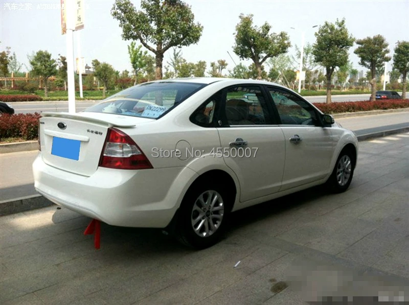 Для Ford Focus спойлер Высокое качество ABS Материал заднего крыла Спойлер для Ford Focus 2006 2007 2008 2009 2010 2011