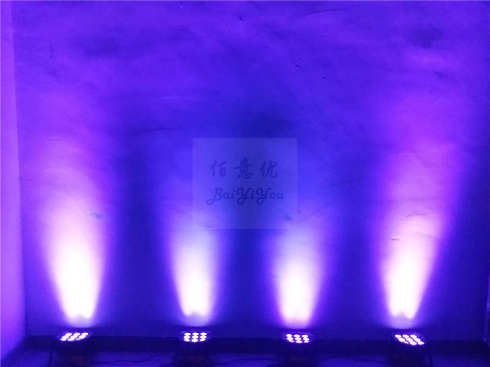 9pcs LED Flat PAR 37
