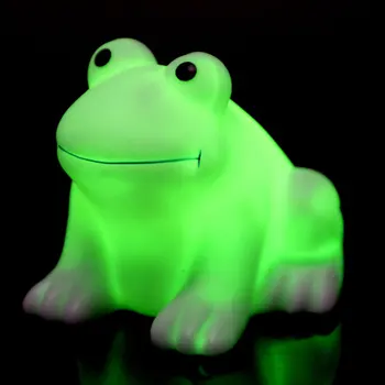 

LED Night Light Cute Novelty Kids Sleeping Night Lamp Cartoon Frog Energy Magic Changing Colors Colorful Light For Children Gift