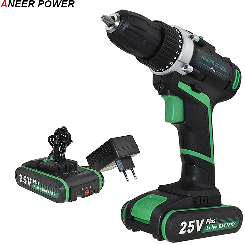 

25v Plus Drill Electric Drill Electric Batteries Screwdriver Cordless Drill Power Tools Drilling Mini Cordless Screwdriver
