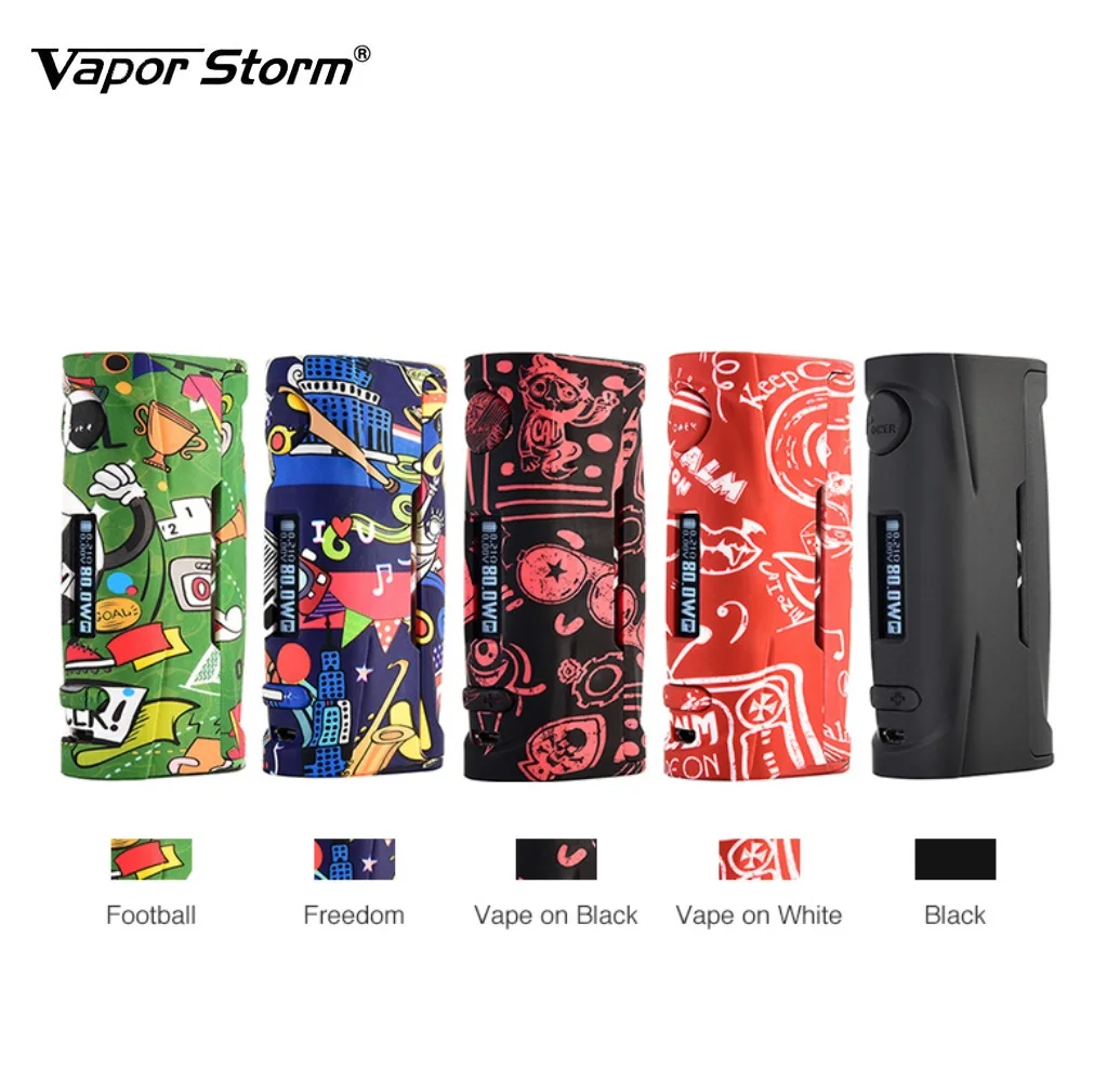 100% Оригинальный Vapor Storm Puma Baby 80 Вт TC коробка мод работает на одной 18650 батареи Макс 80 Вт Выход E-сигареты вейп мод против Storm230