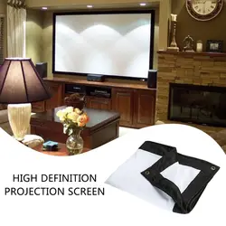Cewaal складной портативный проектор экран 60 72 дюймов проекционный экран голограмма HD Проекционный занавес