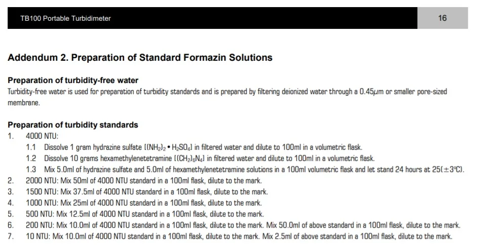TURBIDITY