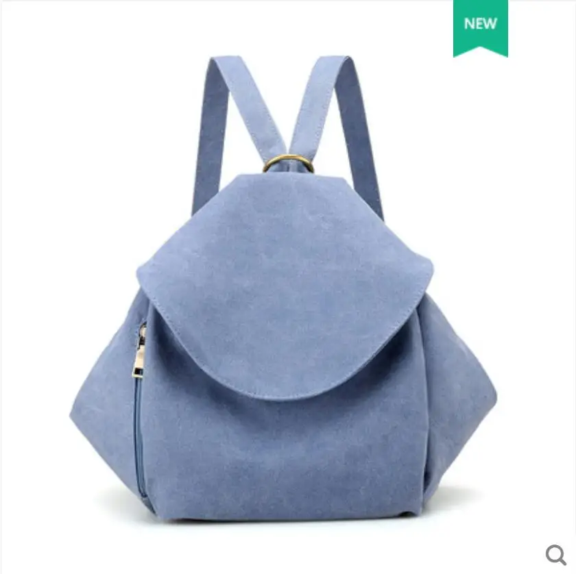 

Canvas Tote Fresh New Backpack Korean Simple Casual Backpack Solid Color Literature Student Wearproof Breathable Backpack