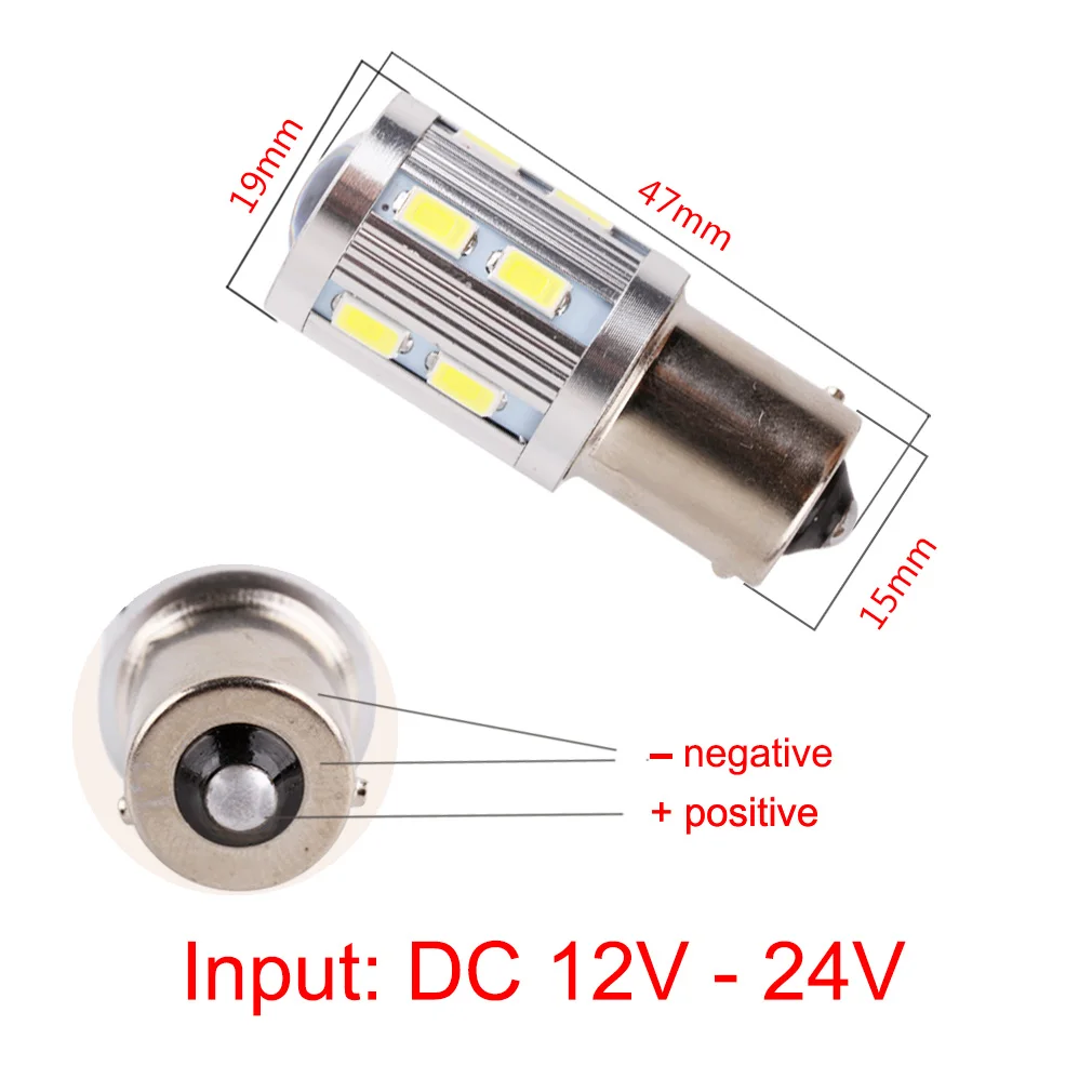 S & D 1156 BA15S 12 SMD Samsung чип R10W светодиодный чип высокой мощности лампы py21w автомобиля светодиодный лампы Задний тормоз светильник парковка 12 V