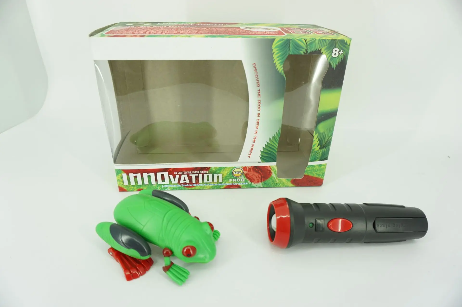 RC лягушка животное инфракрасный ПЭТ пульт дистанционного управления реалистичные игрушки шалость насекомые ошибки шутка страшилка подарок игрушка для ребенка Вечерние - Цвет: Green Retail Box