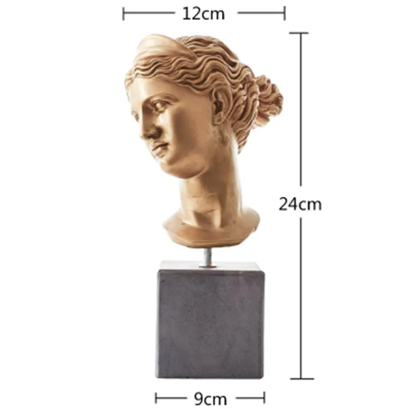 Статуя Артемида для мальчиков Aphrodite статуя Венеры бюста марафон смоляная работа