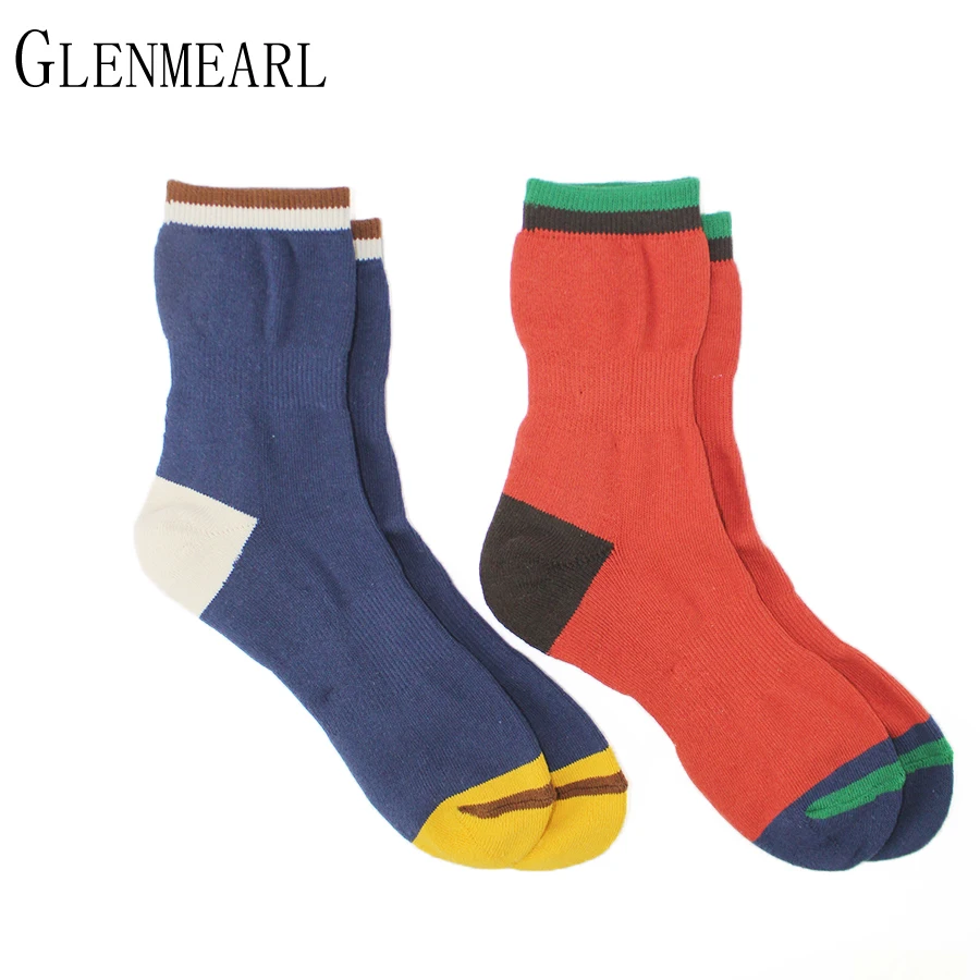 Buy 4 pair/Lot Cotton Terry Men Socks Brand Fall