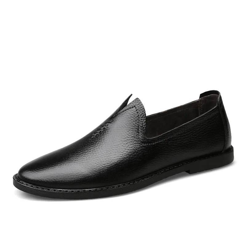 

Man Casual Shoes Genuine Leather Men Moccasin Shoes Fashion Leather Shoes Simple White Men's Loafers Comfort Driving Shoes