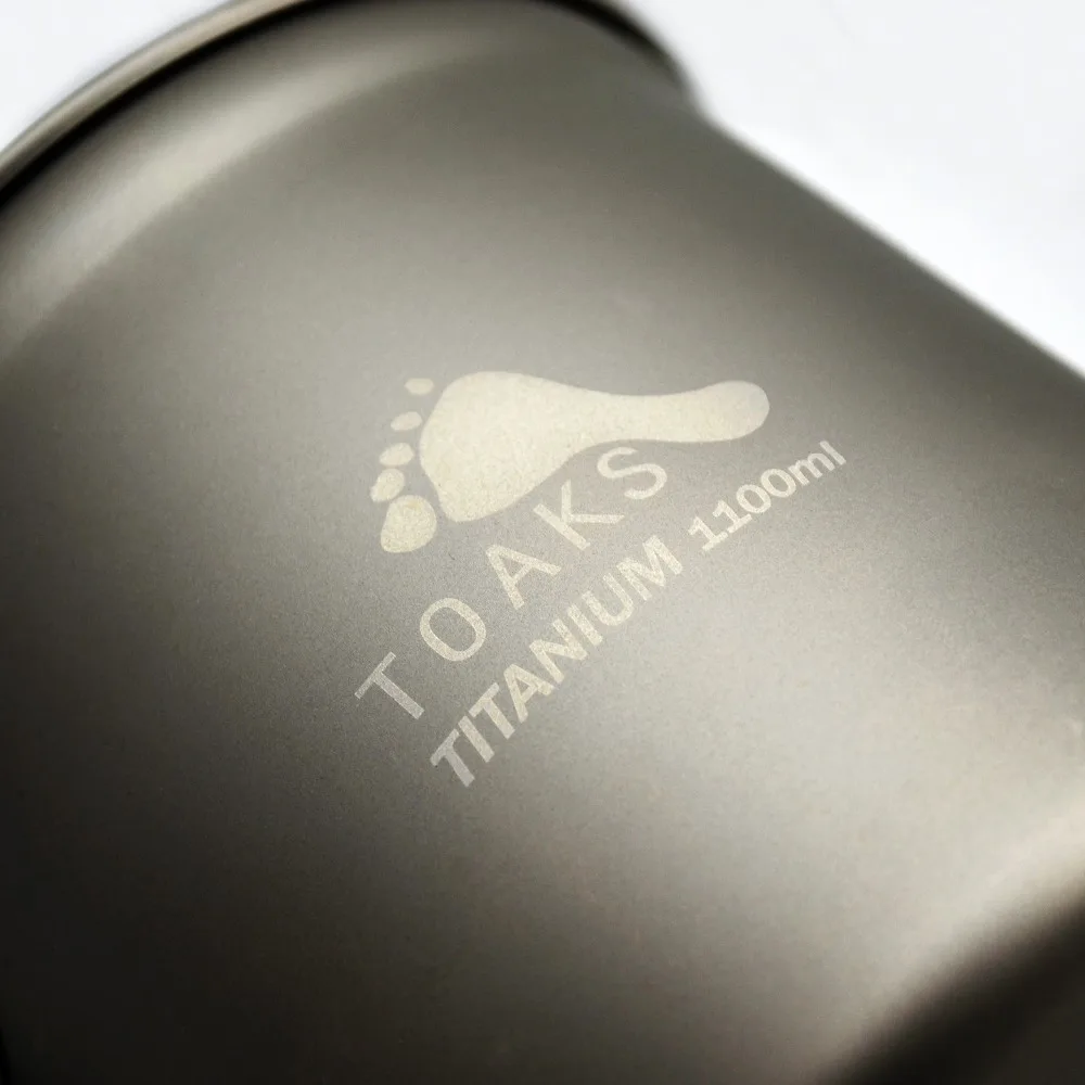 Tazas 1100 ml utensilios ultraligero de titanio olla sartén acampar al aire libre tazón de titanio Picnic