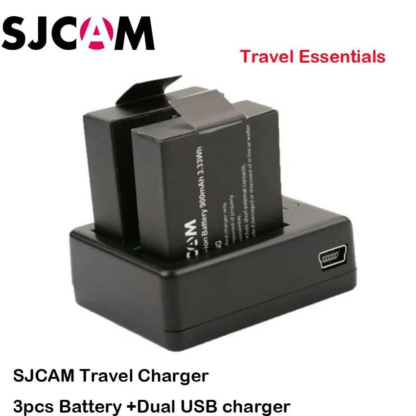 

Digital Batteries 3.7V 900mAh Rechargable Li-ion Replacement Camera Battery for SJCAM SJ4000 SJ5000 M10 X1000 Sports Cameras