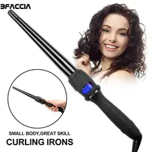 Bfaccia керамический инструмент для укладки волос Профессиональный щипцы для завивки волос Вэйвер цветок конус Электрический бигуди для волос ролик плойка