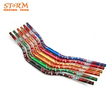 11/" 28 мм направлении ручка для мотоцикла печати для Honda KTM, Yamaha Kawasaki Кроссовый мотоцикл suzuki велосипед Мотокросс supermoto ATV