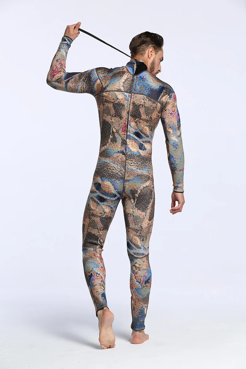 Костюм для дайвинга для мужчин триатлонный костюм Neopren мокрый костюм копье рыболовный костюм для подводной охоты одежда для плавания Дайвинг Серфинг