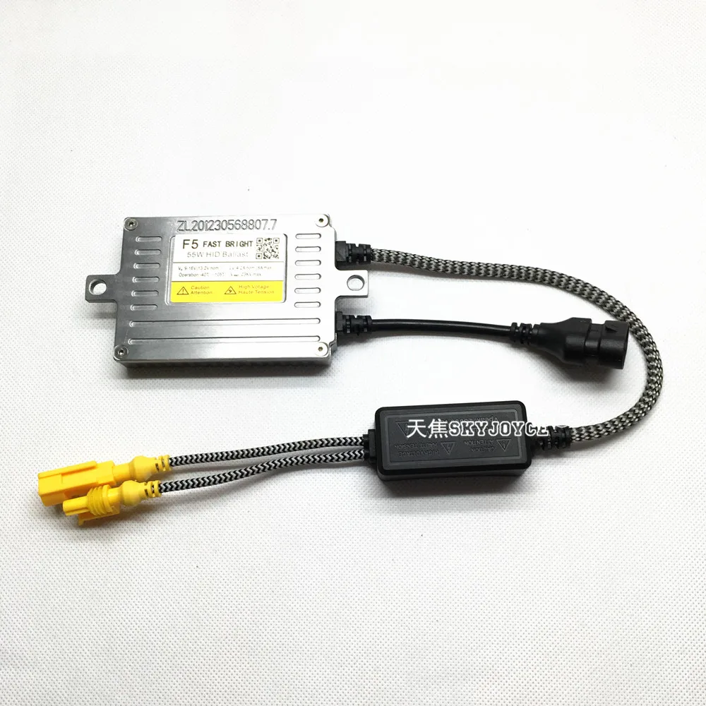 1X  Original DLT F5T fast ballast 55W AC ballast ignition blocks LOGO DLT ballast for cnlight H7 yeaky H1 D2H hid xenon kit H11 (3)