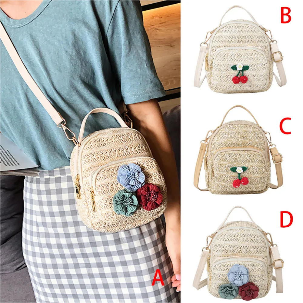 2019 woman flower cherry print crossbody fashion shoulder city walking pack sexy fanny pack for package womens messenger 40J4 (1)