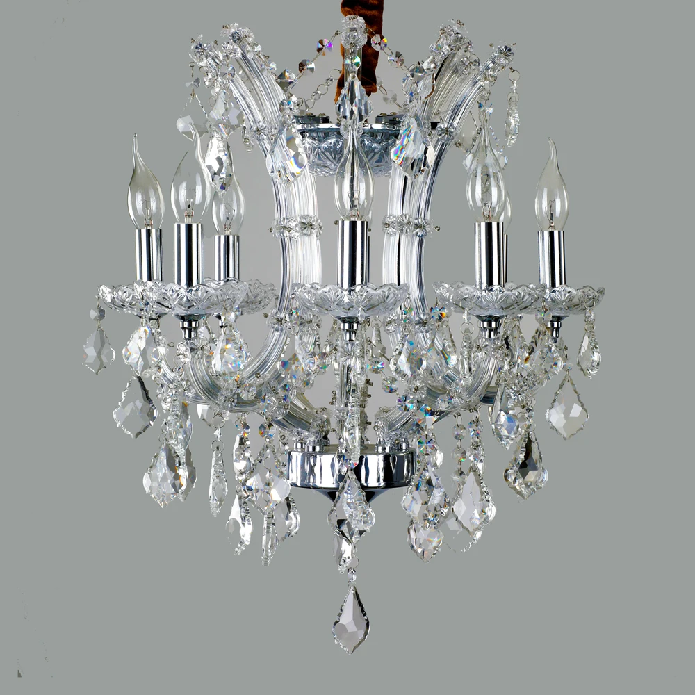 Русский Хрустальный подвесной светильник светодиодный ing Lustre de Cristal современный