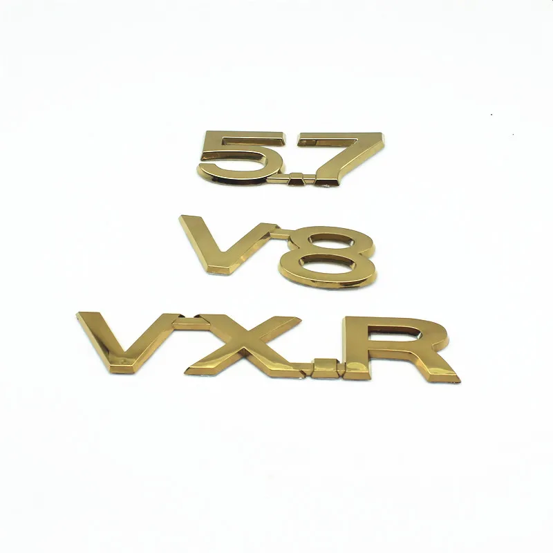VXR 5 7 V8 эмблема для Toyota golden Land Cruiser Prado Rav4 Tundra наклейка на крышку багажника
