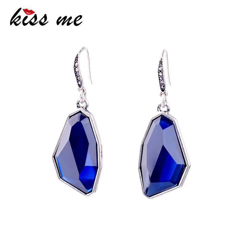 Женские Классические сережки подвески KISS ME винтажные из сплава новый дизайн|jewelry