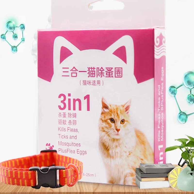 

Pet Red Nylon Adjustable Collar Cat Dog Anti Flea Collar for Small Medium Cat Tick Lice Flea Insect Repeller Pet Cat Accessory