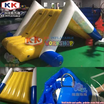 

Mini inflatable floating slide for swimming pool / pool toys inflatable water slide games for kids