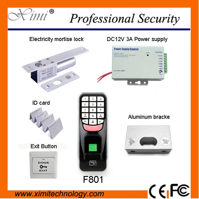 biometric fingerprint access controls f801 usb communications