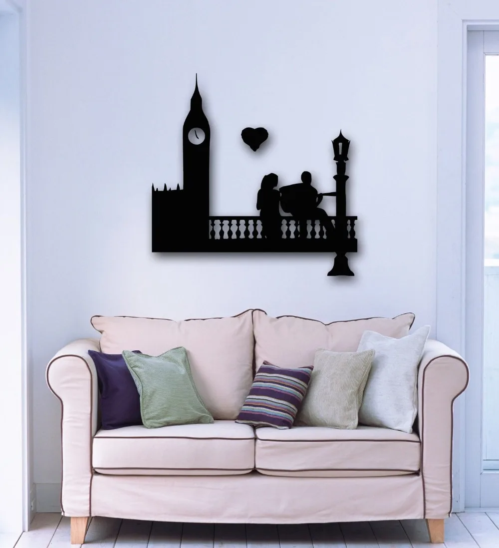 Wall Stickers Vinyl Decal Romantic Couple in Love London Englandin