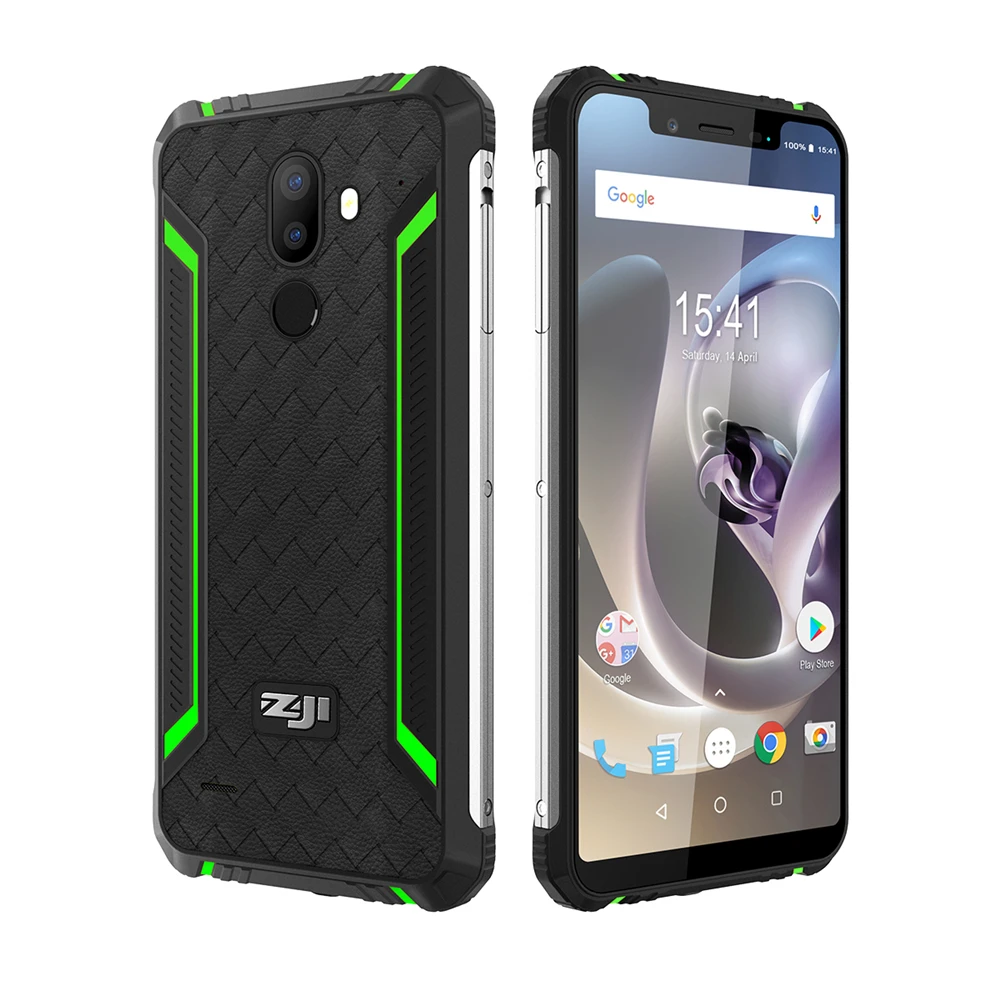 HOMTOM ZOJI Z33 прочный мобильный телефон MT6739 1,3 ГГц четырехъядерный 3 ГБ 32 ГБ 4600 мАч 5,85 дюймов две sim-карты Android 8,1 OTA OTG разблокировка лица