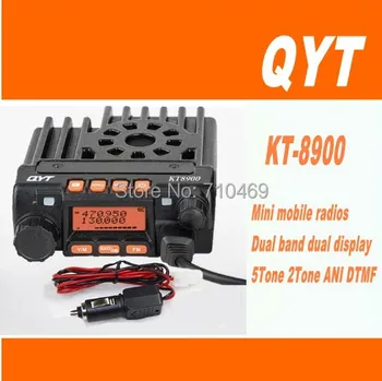 

DHL Free shipping+2016 Newest mini mobile transceiver QYT KT8900 vhf uhf 136-174 400-480mhz dual band MINI Moblie radio KT-8900r