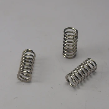 

Funssor 3D printer springs Reprap Ultimaker 2 print bed extruder compress spring 1*6*8*17 mm nickel coated top quality
