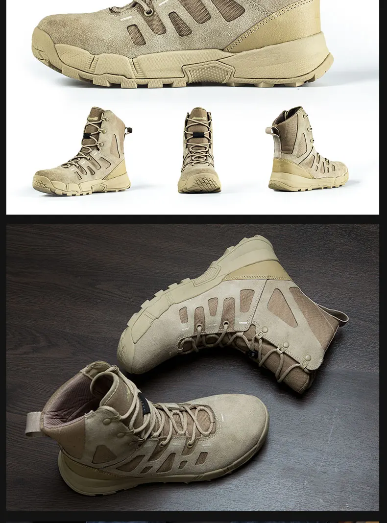 Сезон осень-зима; мужские военные ботинки; спецназ; тактические ботинки для пустыни; армейские рабочие ботинки; кожаные зимние ботинки