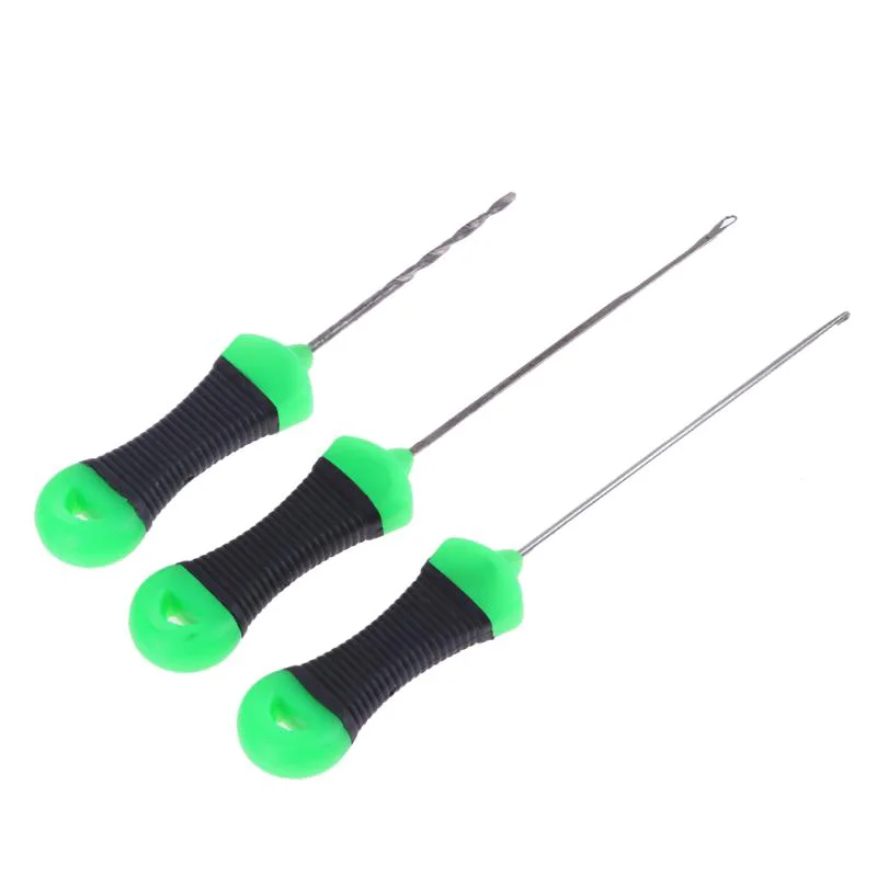 3Pcs Kit Outdoor Fishing Bait Needles Rigging Tool For Rig Boilie Terminals for Making Carp Accessories | Спорт и развлечения