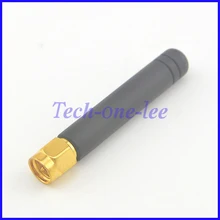 10 шт./лот 2dBi всенаправленная антенна 315 МГц SMA штекер прямой вставной Разъем RF передатчик антенна 40 мм резиновое покрытие