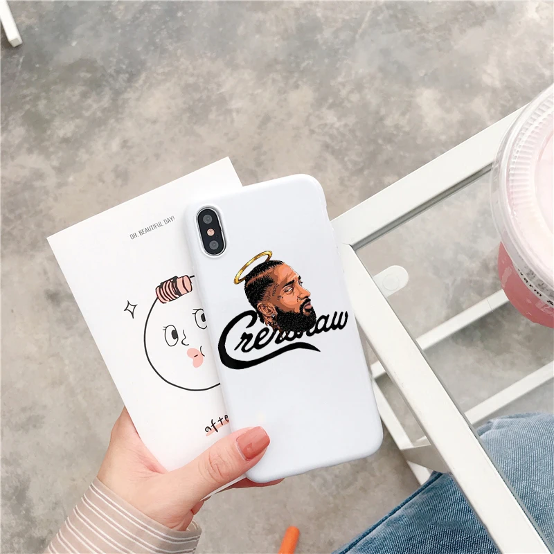 Рэпер Nipsey Hussle цвет мягкий, силиконовый, из ТПУ чехол для телефона для Apple iPhone 8, 7, 6, 6S Plus, X XS MAX XR 11 pro