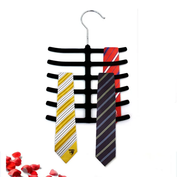 

1PC Hot Sale Tie Belt Towel Velvet Flocked Non-Slip Scarf Shawl Tie Belt Clothes Hanger Racks Holders MZ 004