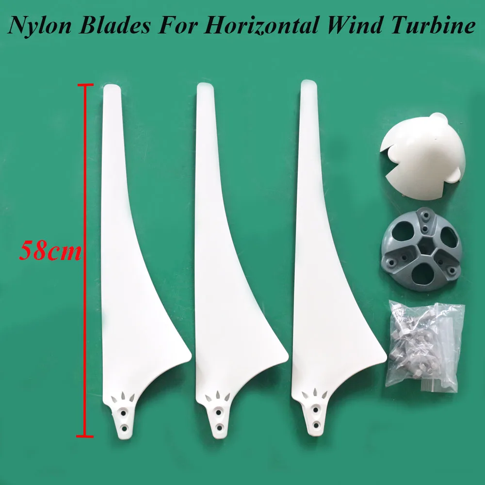 

cheap factory price Designed Blades For Horizontal Wind Turbine530/550/580/630mm Wind Generator Accessories DIY Blades