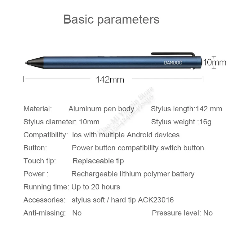 Xiaomi Mijia Smart Stylus Mrico-USB зарядка сменная ручка наконечник для письма расстояние 200 км Поддержка Android/iOS системы