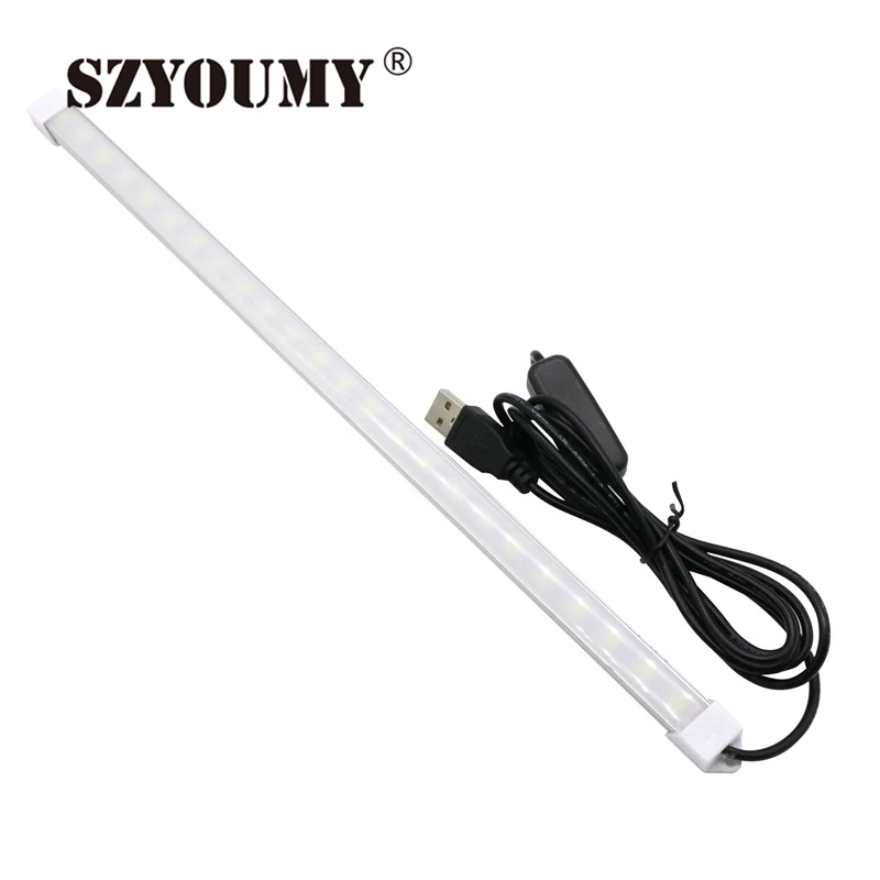 SZYOUMY низкая цена USB 5V 24 Led 5630 твердая полоса света трубка холодный белый/лампа со