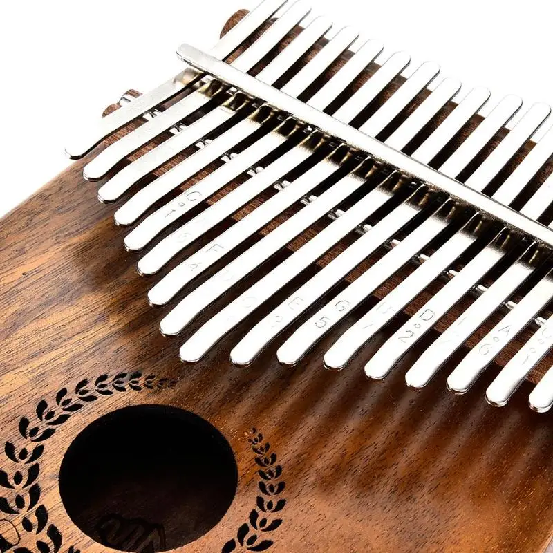 17 ключ калимба африканская твердая сосна красное дерево палец пианино Sanza Mbira Calimba играть с гитарой деревянные музыкальные инструменты