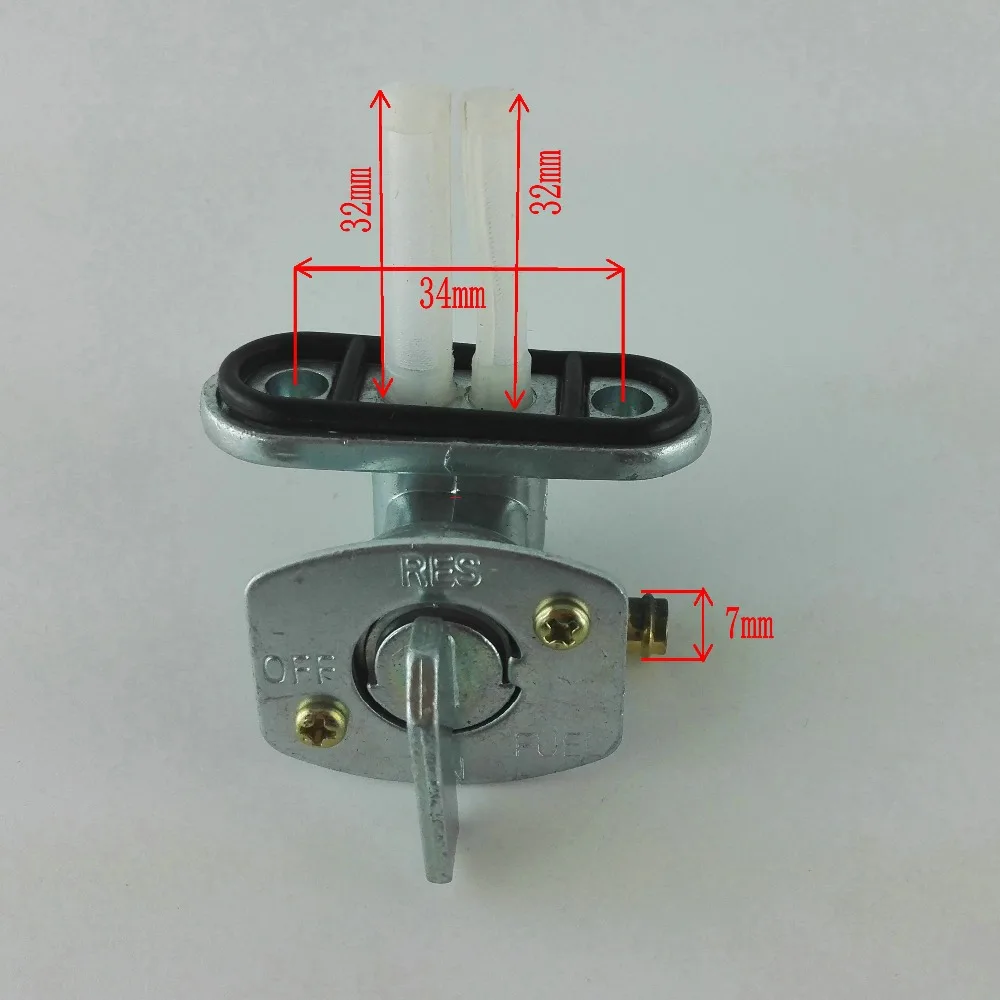 Топливный кран Petcock значение переключатель бака Мотоцикл аксессуары Запчасти