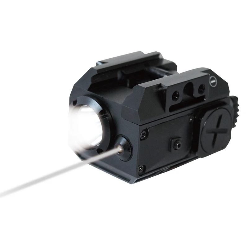 

Laserspeed Tactical Gun Light Weapon Self Defense + IR Laser Sight Multi Functional Mode Universal Rail for Pistol Rifle