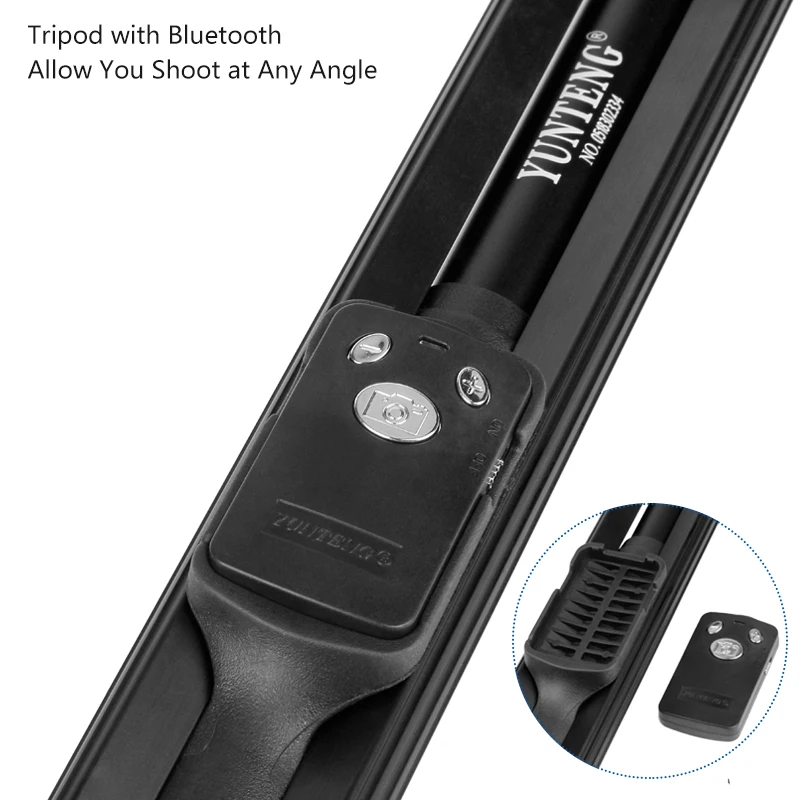  Lightweight Phone Tripod Selfie Stick With Wireless Bluetooth Remote Control Tripod Stand for LED V