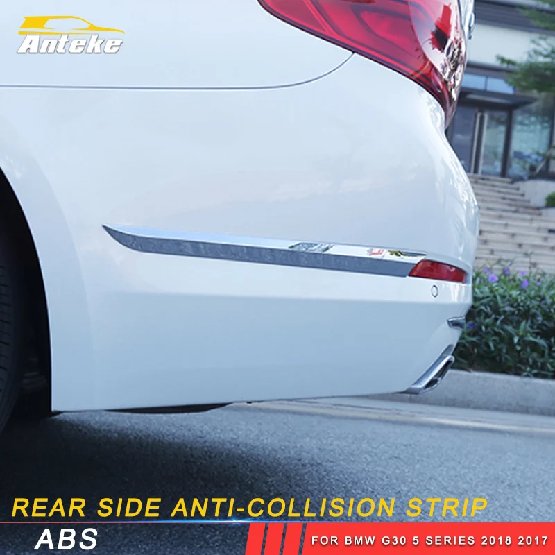 

ANTEKE Auto Car Rear side anti-collision strip accessories For BMW G30 5 series 2018