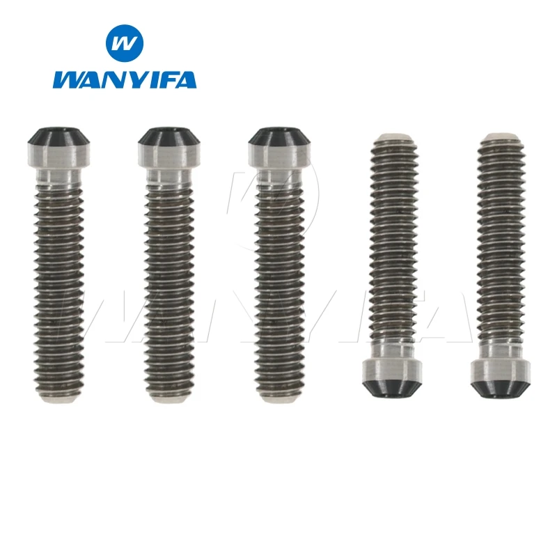 

Wanyifa 5Pcs M4x18mm Titanium Bolt Screw for Bicycle Stem
