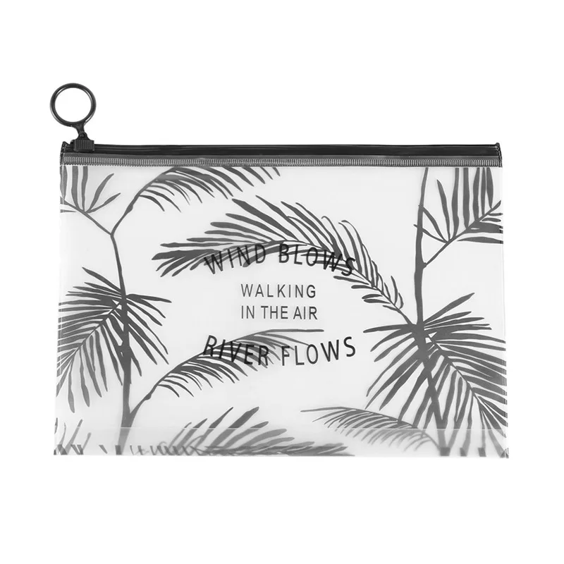 

Fashion Women Clear Cosmetic Bags PVC Toiletry Bags Travel Organizer Makeup Bag Bath Wash Make Up Box