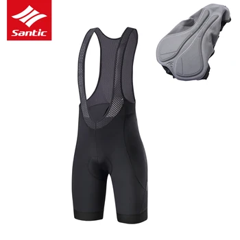 

Santic Cycling Shorts Men Pro Team Italy Imported Sponge Pad MTB Road Bike Shorts Mesh Breathable Downhill Bicycle Shorts